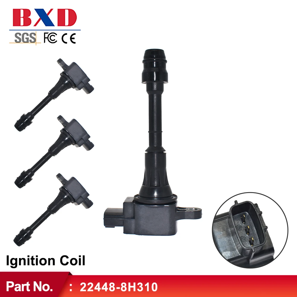 1/4pcs Ignition Coil 22448-8H310 22448-8H300 22448-8H315 1788319 5C1395 For Nissan X-Trail Primera Altima Sentra Car Accessories