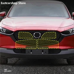 For Mazda CX30 CX-30 2020-2025 Car Middle Insect Screening Mesh Front Grille Insert Net Anti-mosquito Dust Accessories