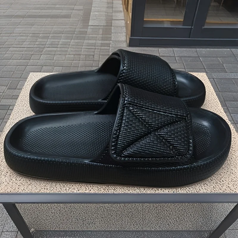 Men's Summer Slippers with Velcro Feel, Sports Slippers, Men's Versatile Men's Slippers
