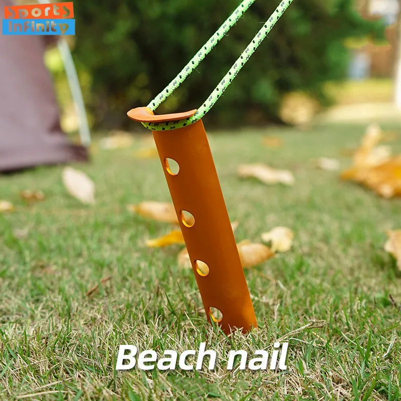 

U-образные гвозди для палатки из алюминиевого сплава, фотокольца, винты для наружного скалолазания, кемпинга, для пляжа, песка, снега, земли, 1 шт.