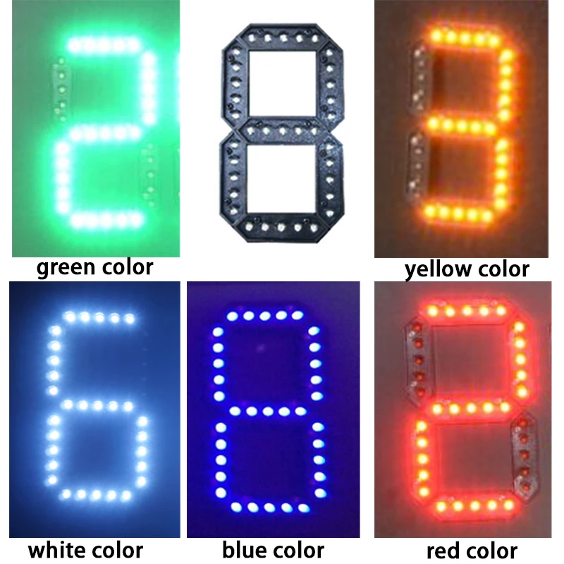 Módulo de números digitais LED de 6 ", preço de óleo LED, sinais LED, 7 segmentos dos módulos, display LED à prova d'água