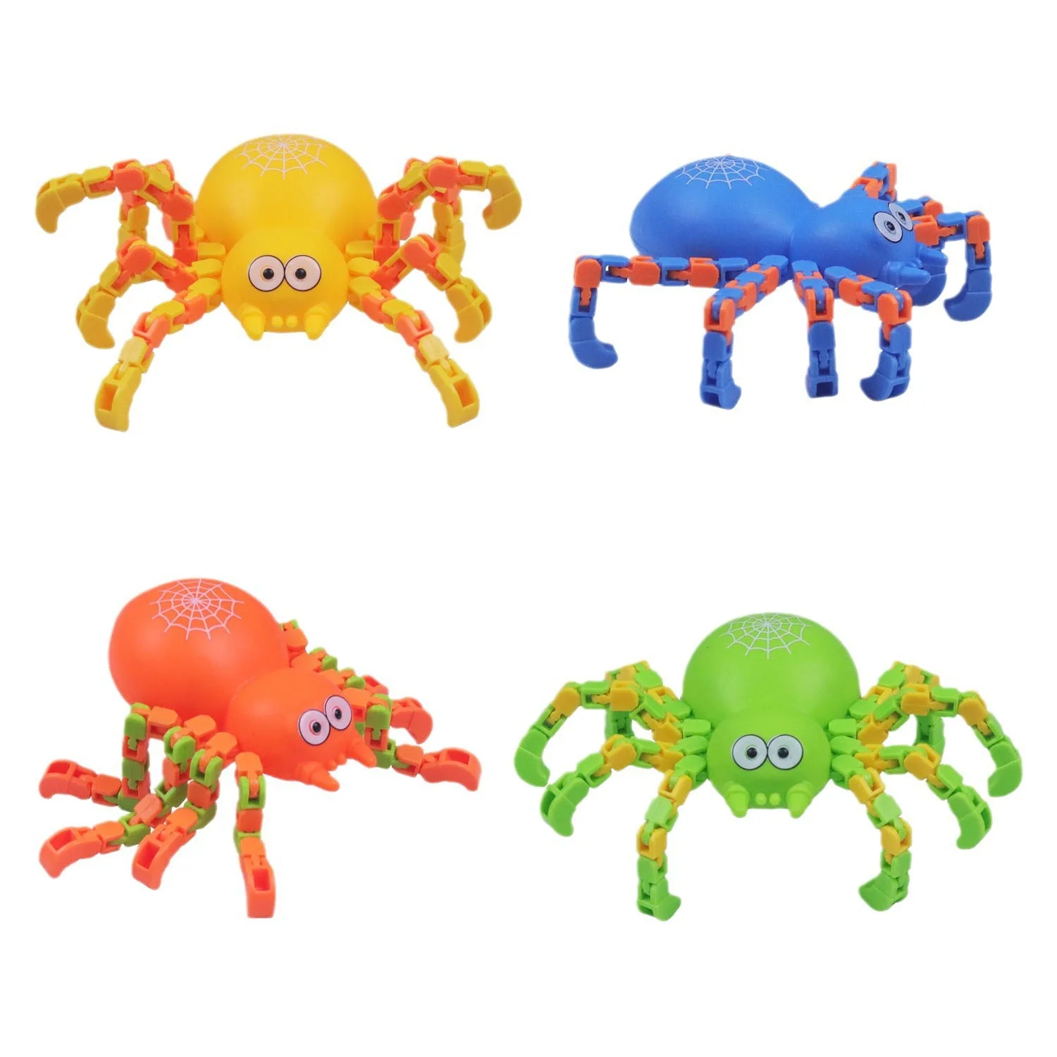 

1pcs DIY Chain Versatile Mechanical Spider Scorpion Stress Relieving Novel Toys for Children's Party Gifts Desktop Ornaments