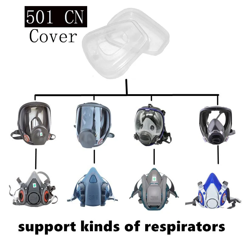 

501 CN Cartridge Retainer Filter Holder Cover Fitting For Industry 6200 6800 7502 Series Respirator Paint Spraying Face Gas Mask