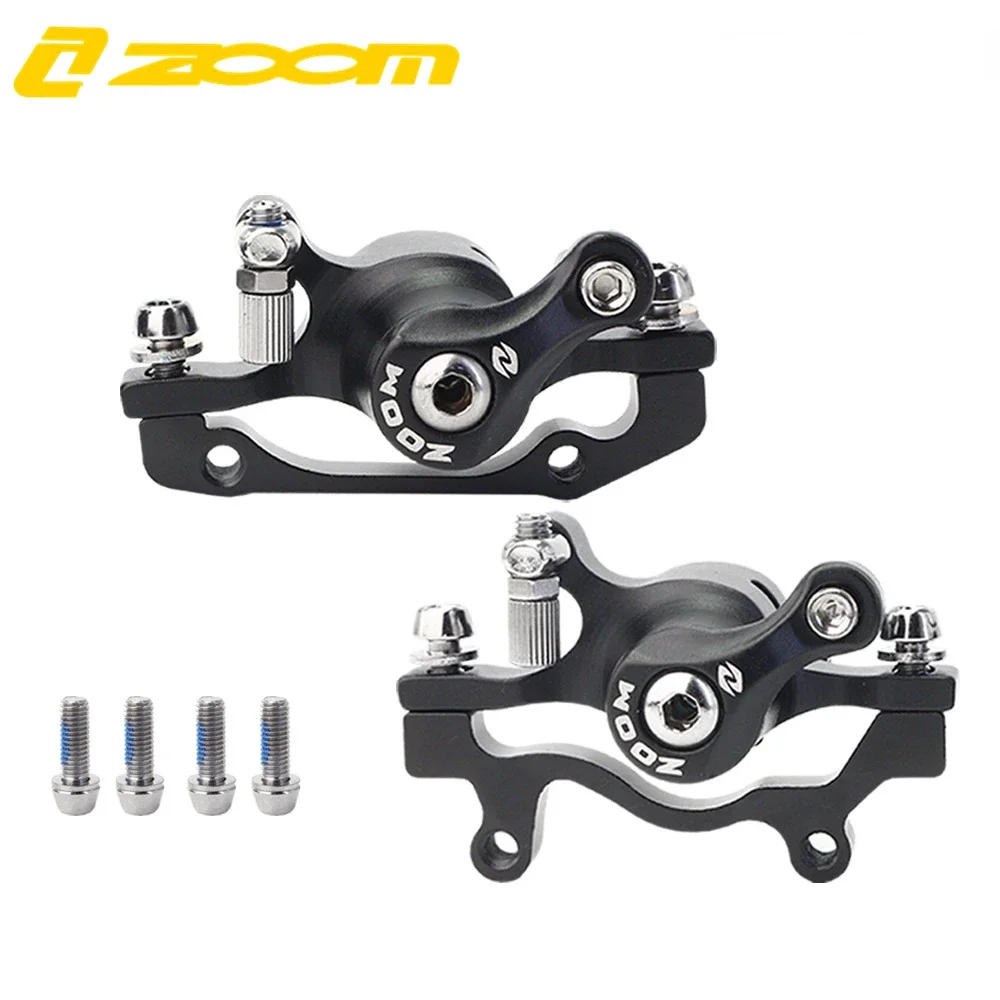 

ZOOM горный дорожный велосипед, масляный тормоз, двусторонний регулируемый тормозной диск, механический суппорт, аксессуары для велосипеда из алюминиевого сплава