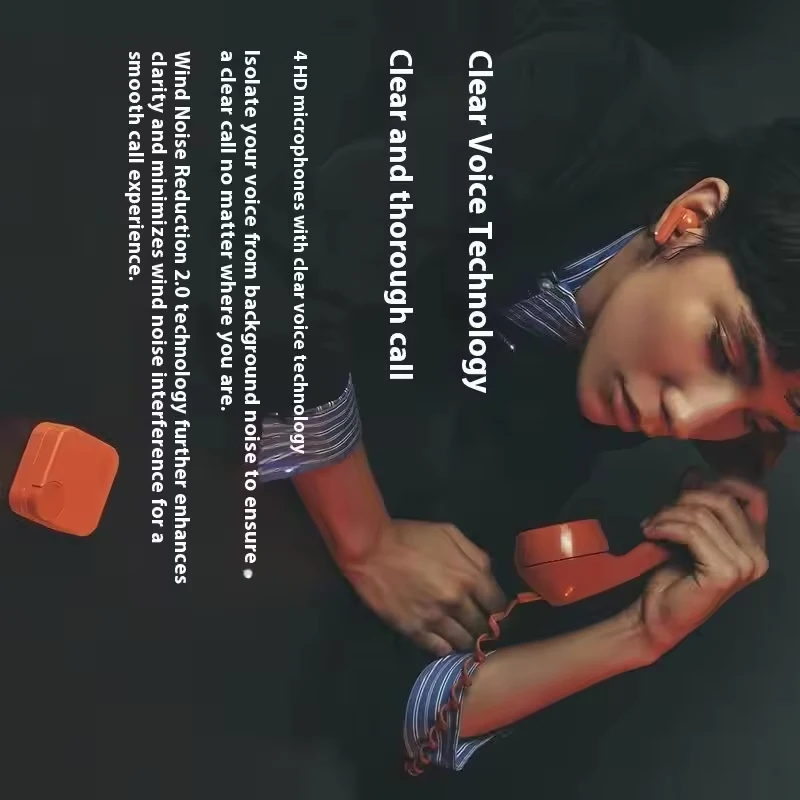 جديد شحن سريع النسخة العالمية CMF Buds 2a سماعة بلوتوث 5.4 12.4 مللي متر سائق 42dB ANC 4HD Mics ما يصل إلى 31H من التشغيل IP54 #4