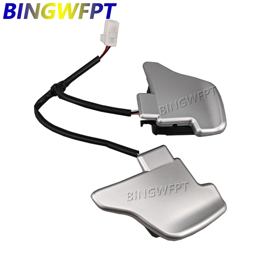 For Toyota  New Car Sliver Steering wheel shift paddle For Hilux 2016 2017 2018 2019 2020 2021 2022 2023