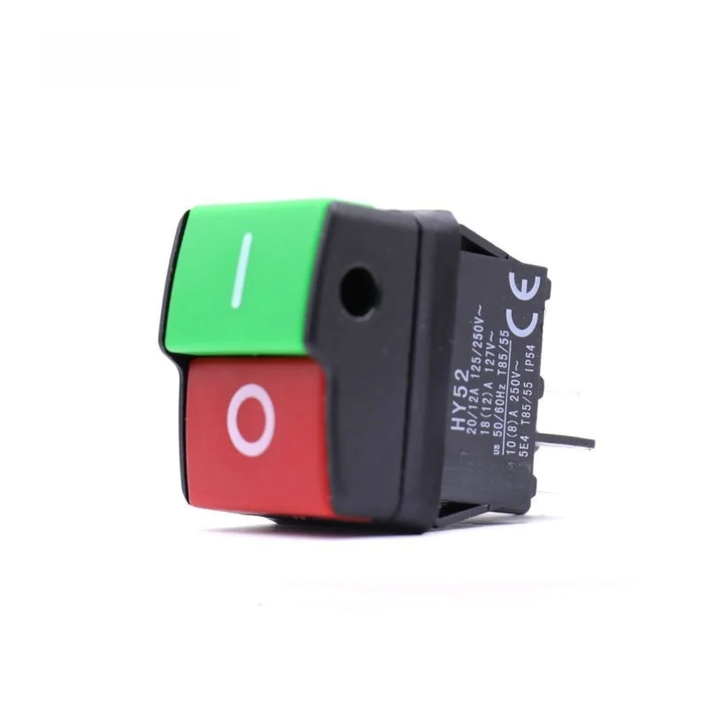 Switch FOR HY52 Push Button Switch For High Pressure Washer Car Wash Machine Power Tools Replacement ABS Switch Accessories