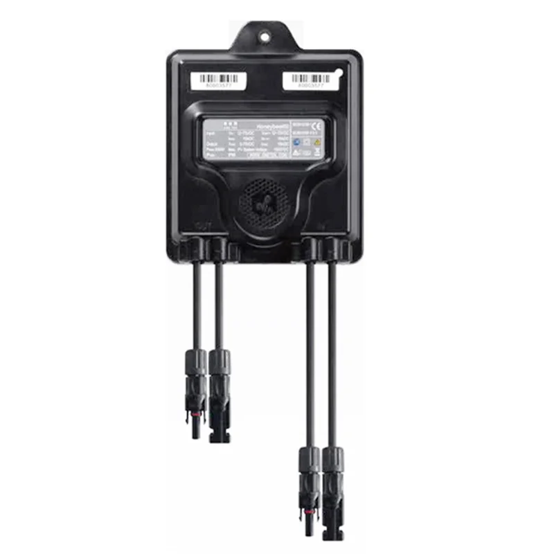 SQPP-650W PV Pengoptimal Daya MPPT 12V-75V Input Ip68 Pemantauan Panel Surya Waktu Nyata Pembatas Tegangan Anti-Hotspot