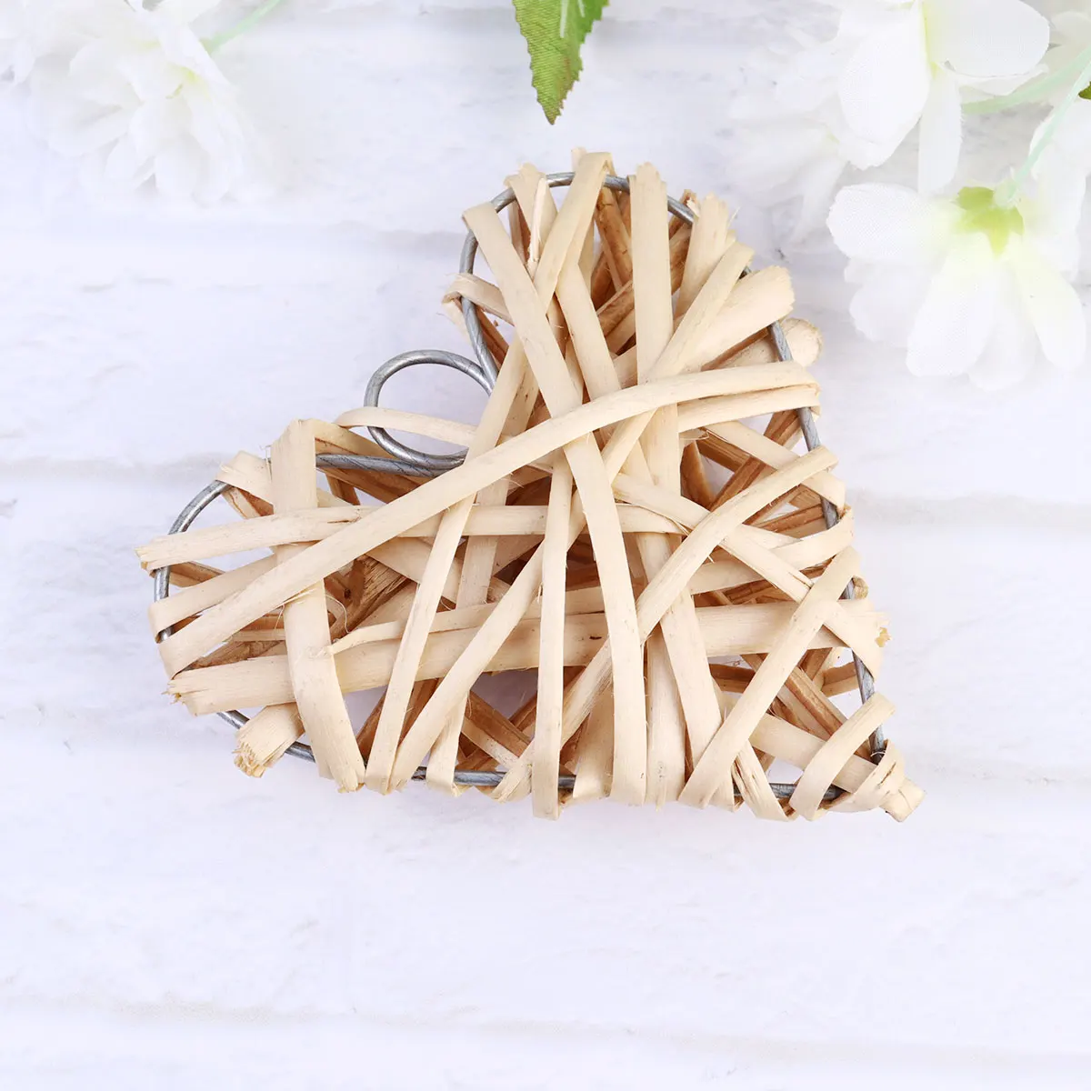 

Wicker Heart Ornaments Vintage Home Decor Decorative Hanging Hearts Baby Macrame Wall