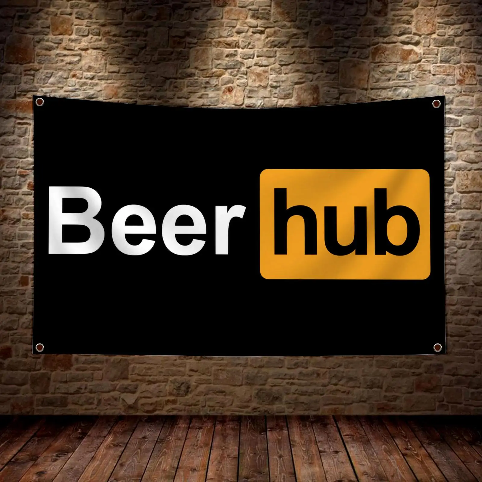PARTY HUB Flags Custom Decorative Wall Hanging Banner Art for Bedroom Living Room Home Office Outdoor Decor Gift