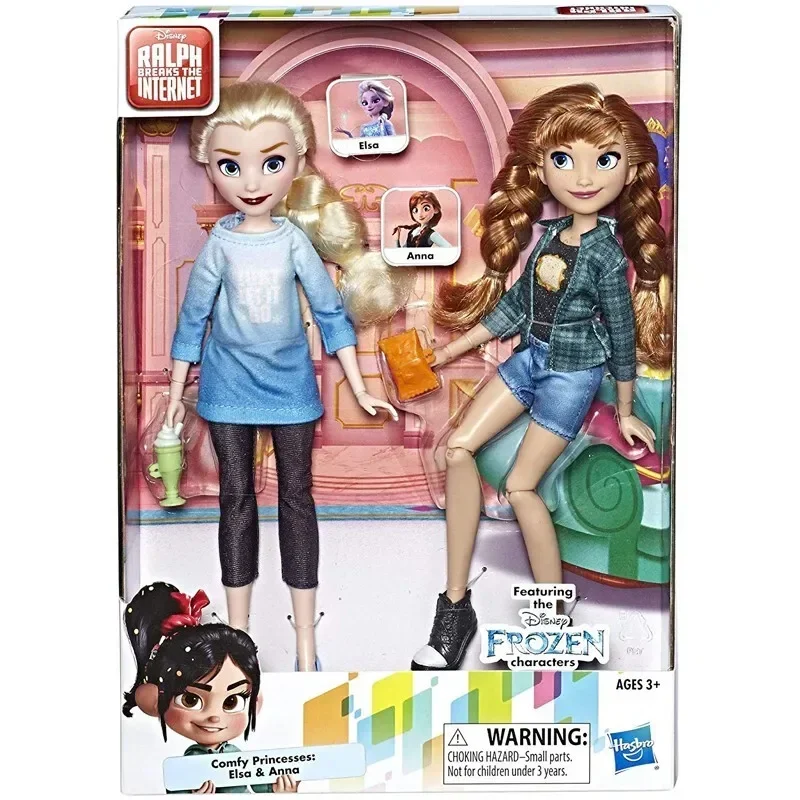 

Disney Princess Ralph Breaks The Internet Movie Elsa Anna Cinderella Mulan Belle Meride Model Toys Girls Birthday Surprise Gift