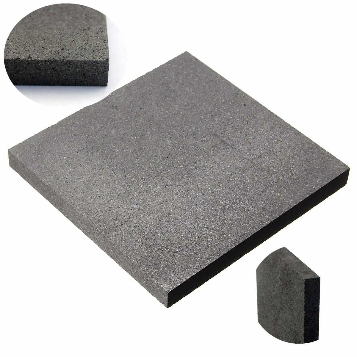 100x100x10mm Graphite Plate Panel Sheet High Pure Carbon Graphite Electrode Plate Pyrolytic Graphite Carbon Sheet Mould DIY