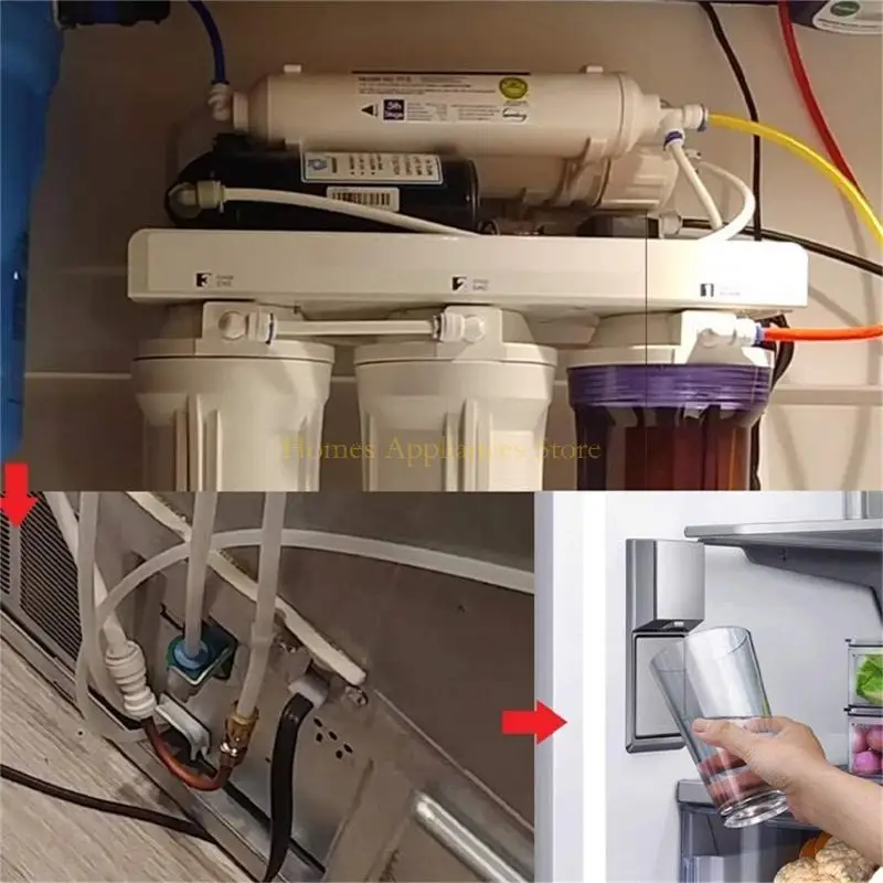 D0AB Universal Line Water Line Mater Kits للثلاجات وصانعي الثلج