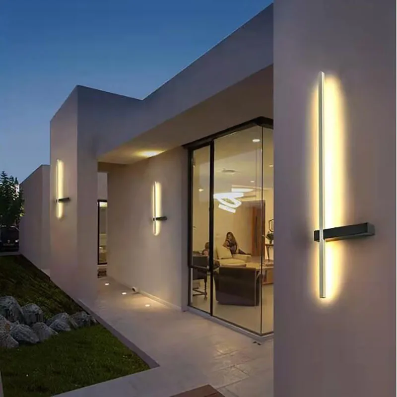 

Waterproof outdoor wall lamp LED Long wall lamp IP65 Aluminum Light Garden porch Sconce Light Bedroom background Indoor light