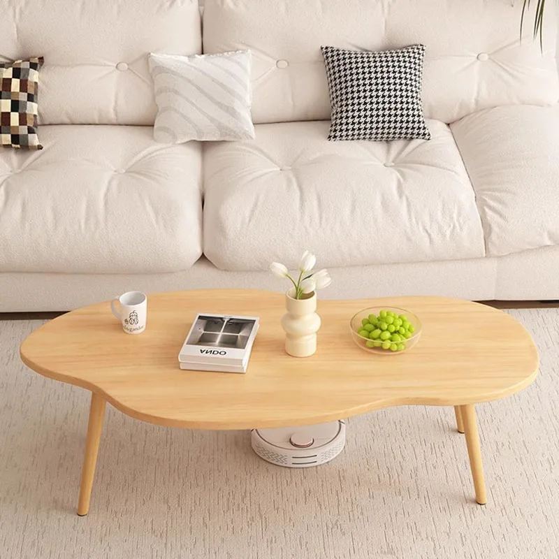 Wood Japanese Coffee Table Bedroom Unique Space Saving Center Storage Side Table Sofa Breakfast Mesa Auxiliar Patio Furniture