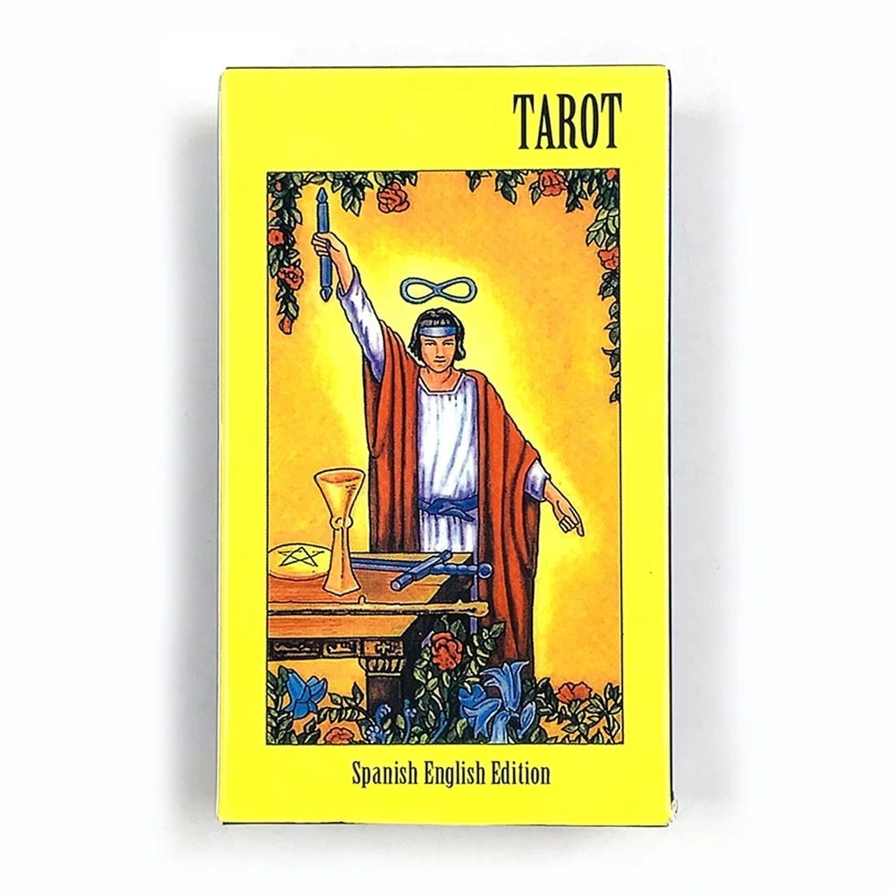 Español Tarot Cards In Spanish Version 78 Pcs Card Game Meditation Divination Deck For Beginners With Paper Instruction Manual