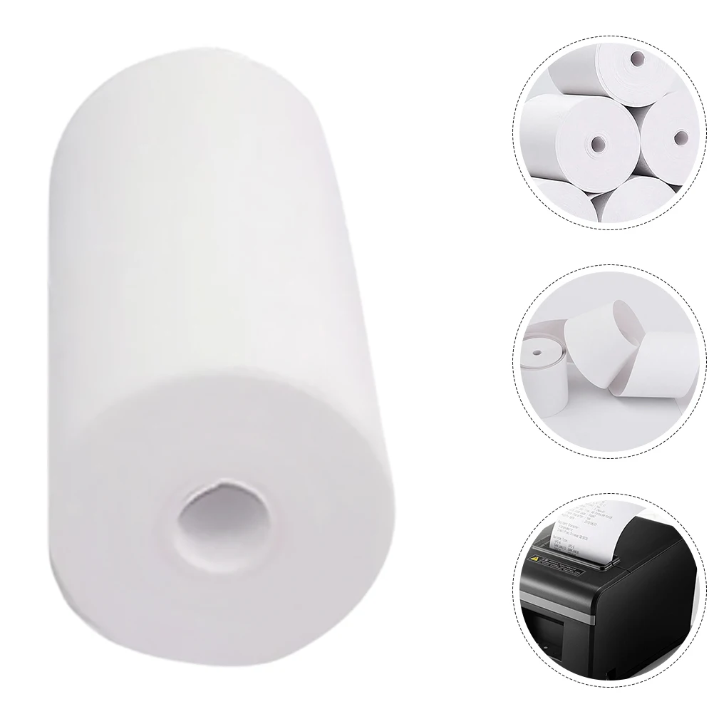 

50pcs Thermal Rolls High Clarity Receipt for Register Supermarket Compatible Cash Registers Long Lasting for Retailers