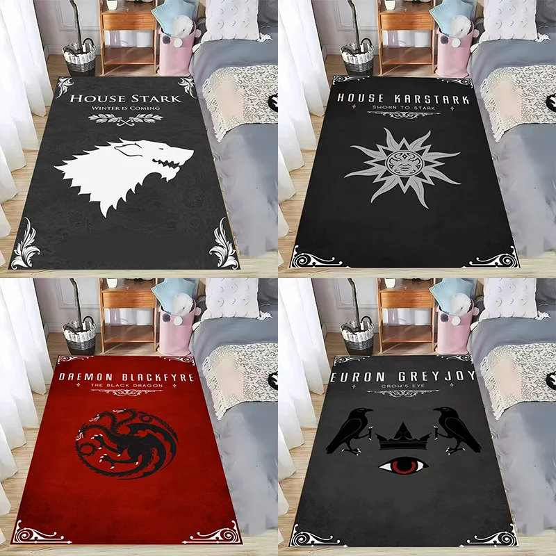 TV Series T-Thrones Door Mat Entrance Non-slip Washable Kitchen Carpet Living Room Hallway Rug Bathroom Door Mats Home Decor