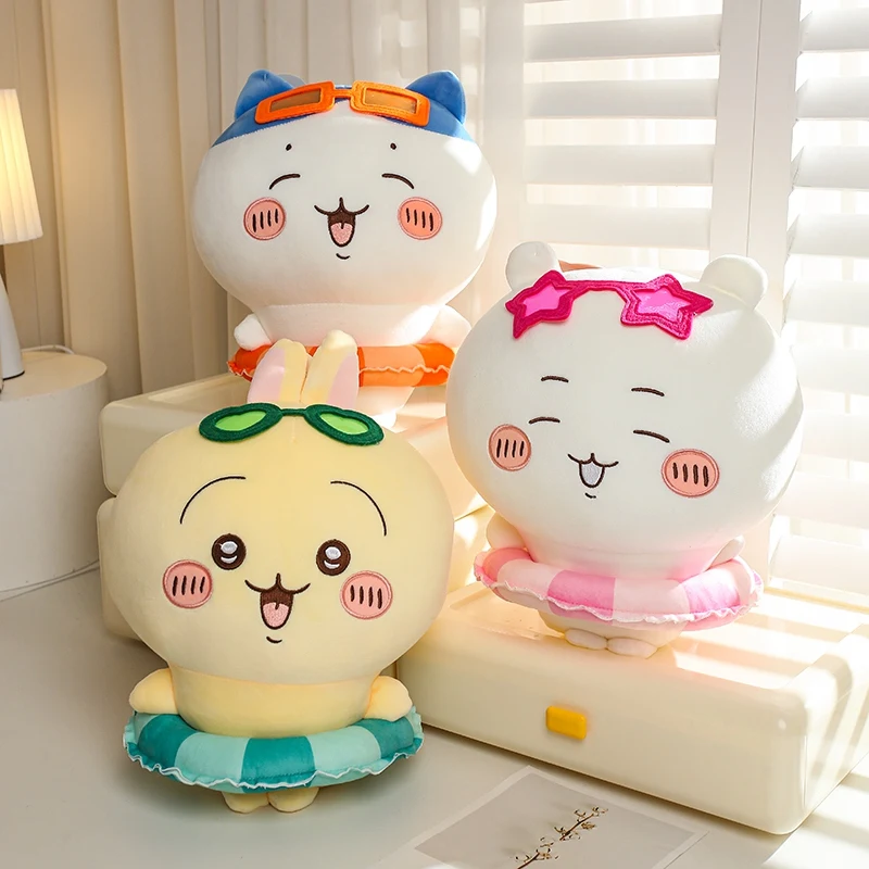 Serie estiva Chiikawa Peluche Kawaii Usagi Bambola di pezza Hachiware Giocattoli Adorabilmente Immagine di cartone animato Decorazione della stanza Regalo di Natale per i bambini
