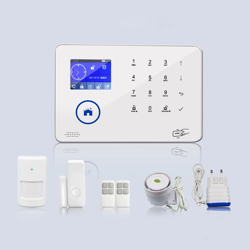 Power Saving Touch Screen BL-6600 WIFI GSM Wireless Home System Smart