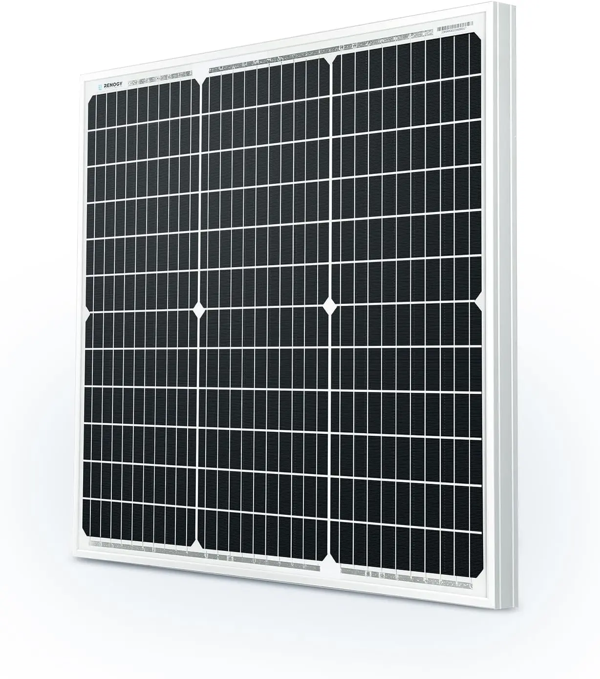 

50W High-Efficiency Monocrystalline Solar Panel, 12V for RV Marine Rooftop Farm Battery Off-Grid Charging