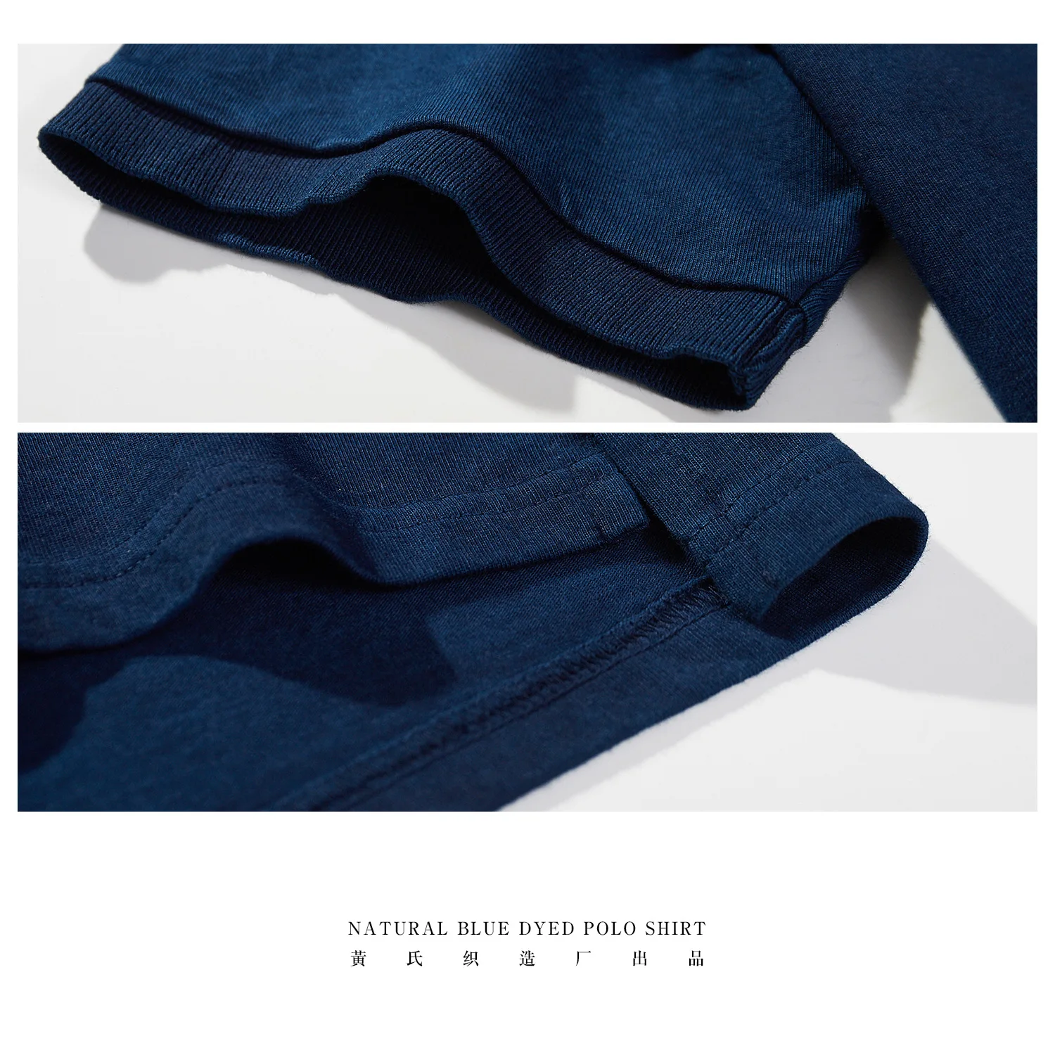Akkad Kuti Men's Retro Plant Indigo Polo Shirt 100% Cotton Blue Dye Loose Fit Summer Vintage Short Sleeve Casual Top Men shirts