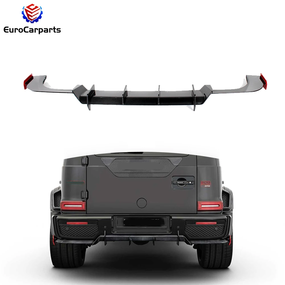 

G Class W463A W464 RT Style Rear Diffuser Dry Carbon Fiber W464 G500 G550 G63 Bumper lip Car Lip B900 Body Parts Splitter