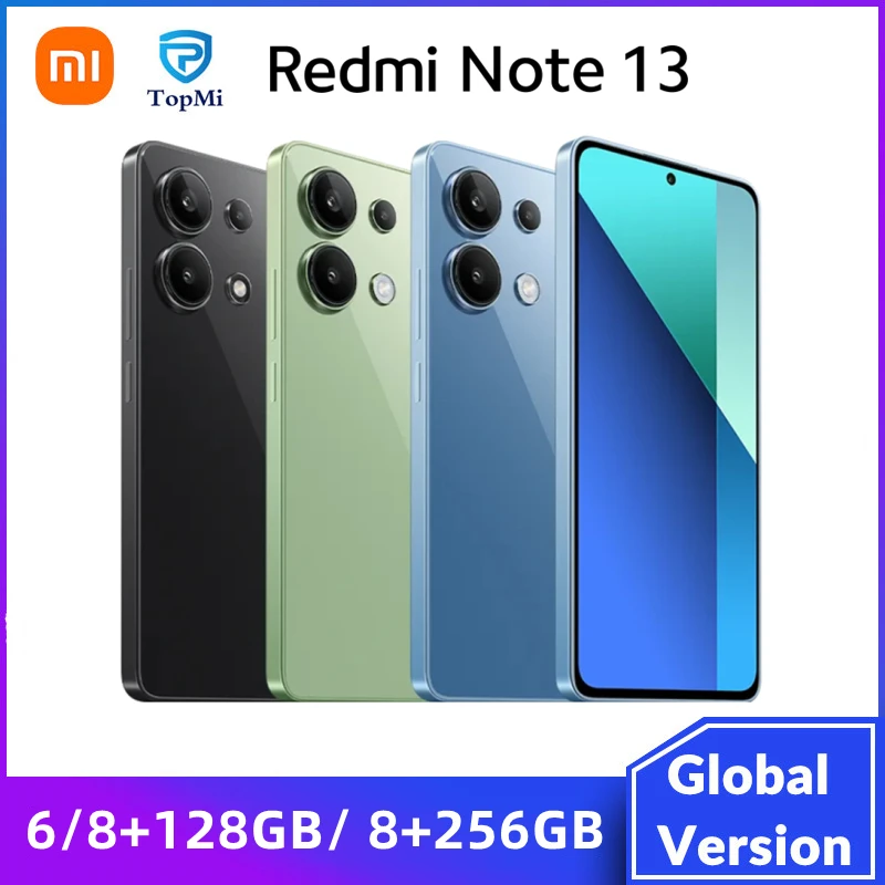 xiaomi redmi note 13 snapdragon versao globalredmi note 13 camera amoled 108mp 667 120hz 8gb 256gb 6gb 128gb ip54 01