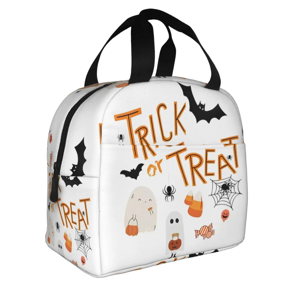 Halloween Cute The Zombies Lunch Bags Cooler Bag Lunch Container Trick or Treat Tote Lunch Box Food Storage Bags Beach Travel