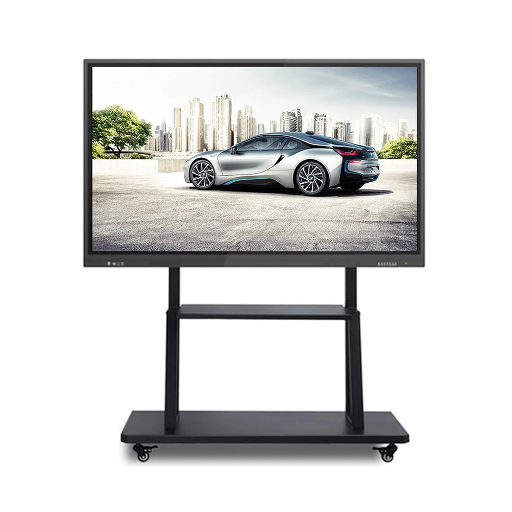 

Office Whiteboard All in One Conference Machine Android Os 4K 16G RAM 55 Inch Floor Standing Smart Whiteboard Interactive Screen