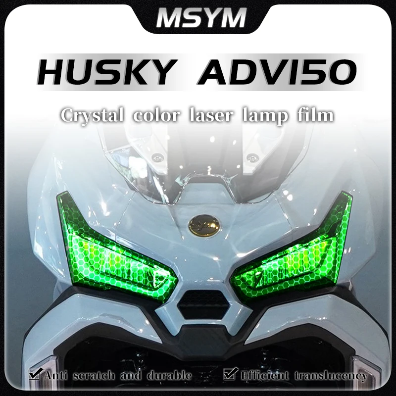 

For SYM HUSKY ADV150 husky adv150 Motorcycle Headlight and taillight film honeycomb laser sticker protective film accessories