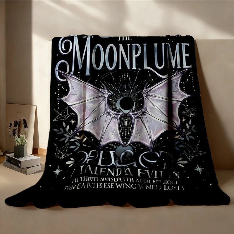 Dragon Moonplume Soft Blanket, When The Moon Hatched Comfy Blanket, Sarah Parker Inspired Flannel, Gift for Book Lover
