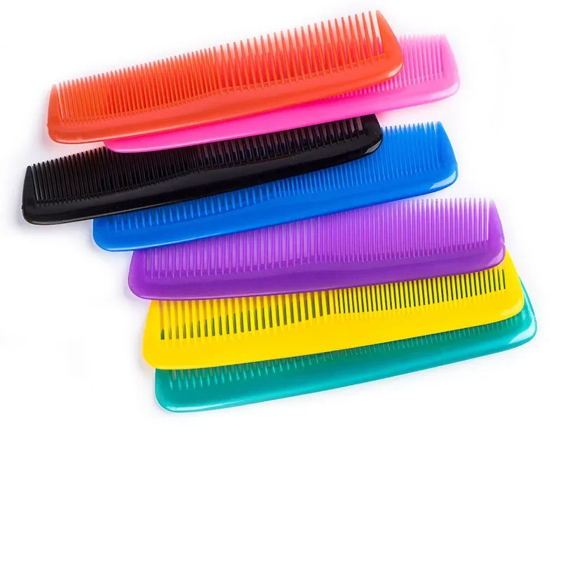 6 stks/partij Antistatische Kammen Mini Dubbelzijdig Haar Borstel Pro Baard Kam Kapper Kam Haar Styling Tools salon Accessoires