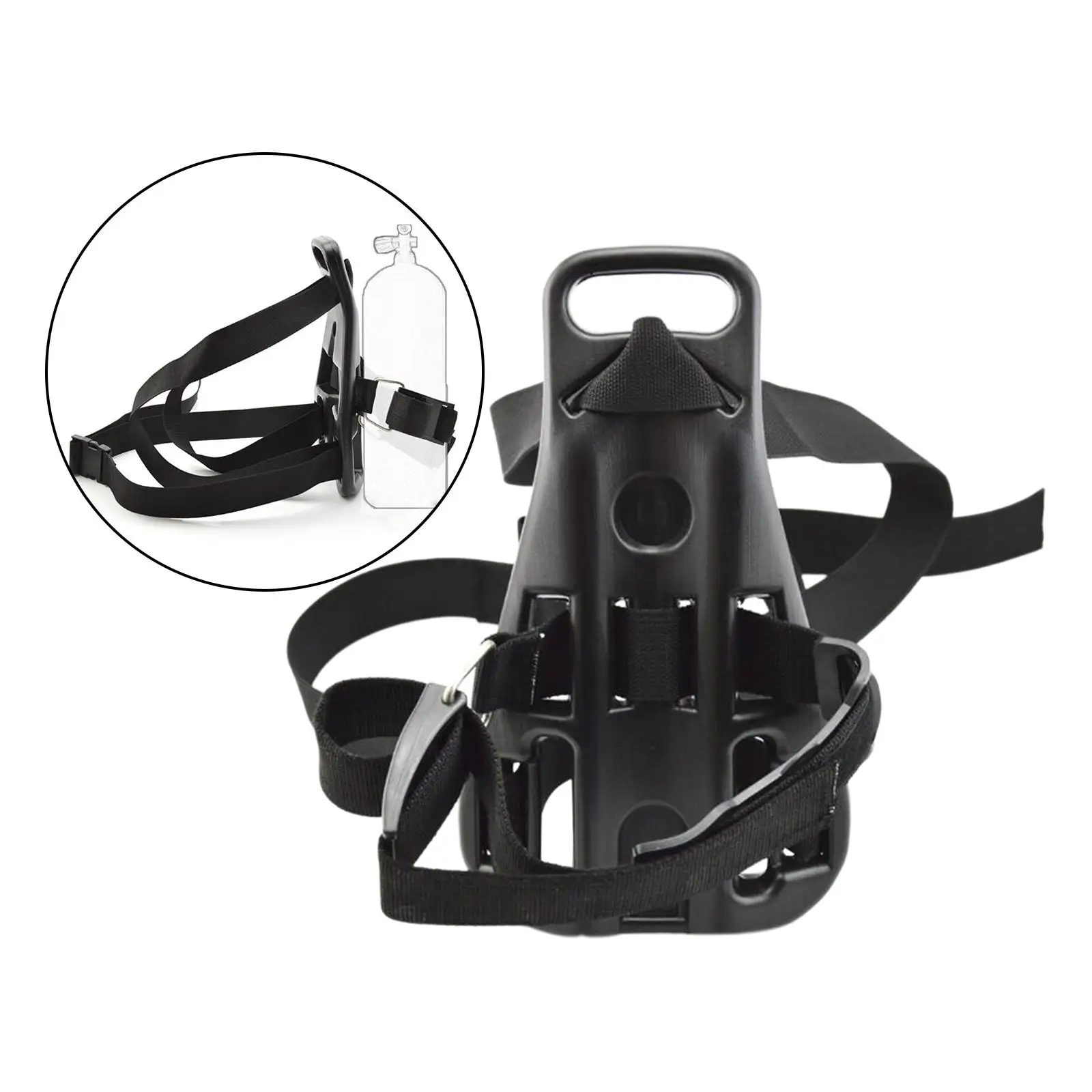 Adjustable Anti- Scuba Diving Tank Backpack Bracket Snorkeling Holder