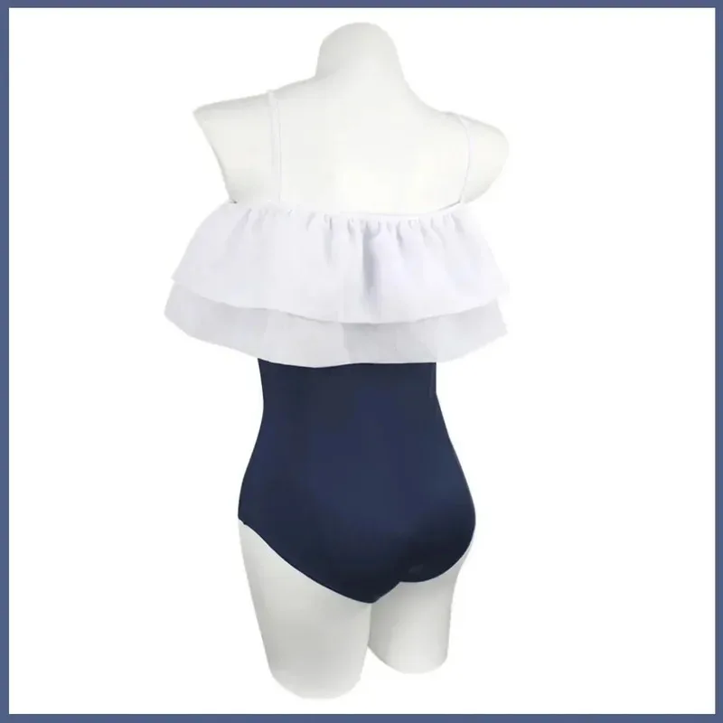 لعبة الرسوم المتحركة الأزرق الأرشيف Tsukiyuki Miyako تأثيري حلي الصيف بيكيني بذلة شعر مستعار امرأة مثير ملابس السباحة الشاطئ حفلة البدلة