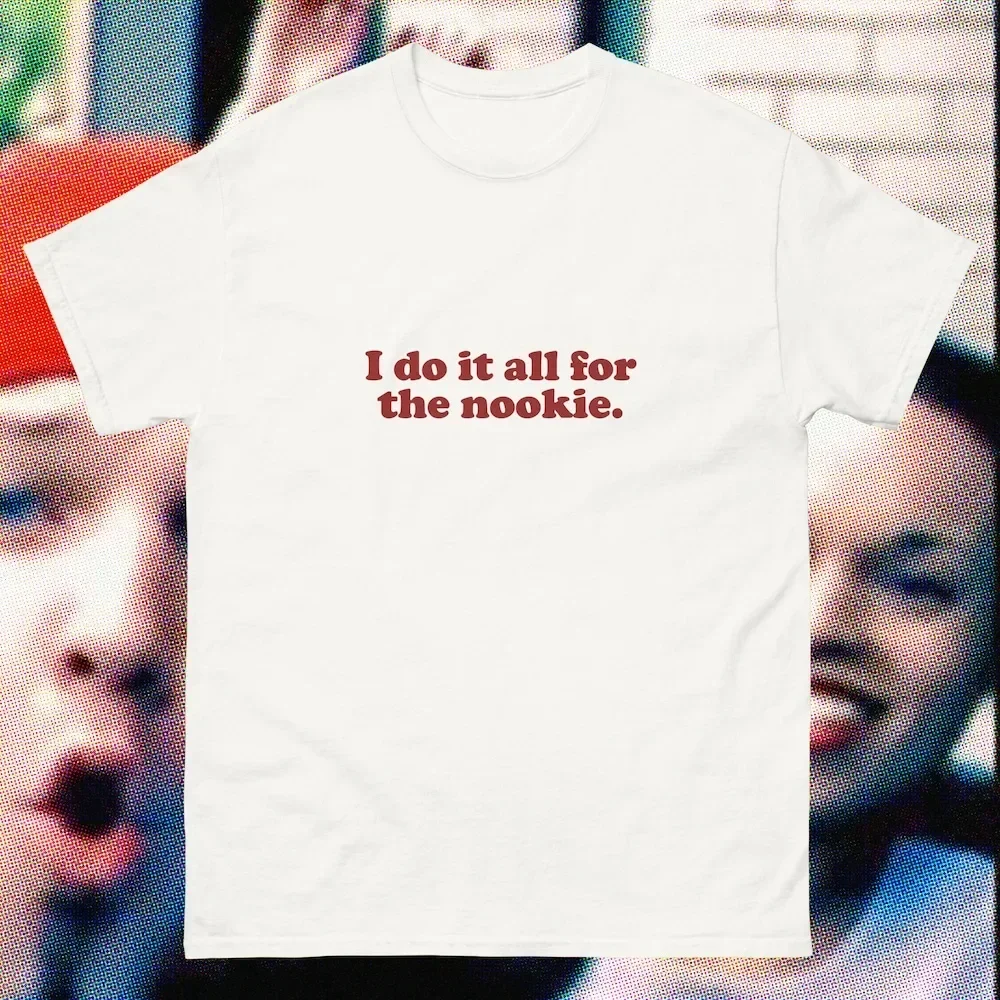 Camiseta de la banda Limp Bizkit, Nookie Fred Durst, Live Laugh Oddly Specific Saying I Do It All For The Y2K Band