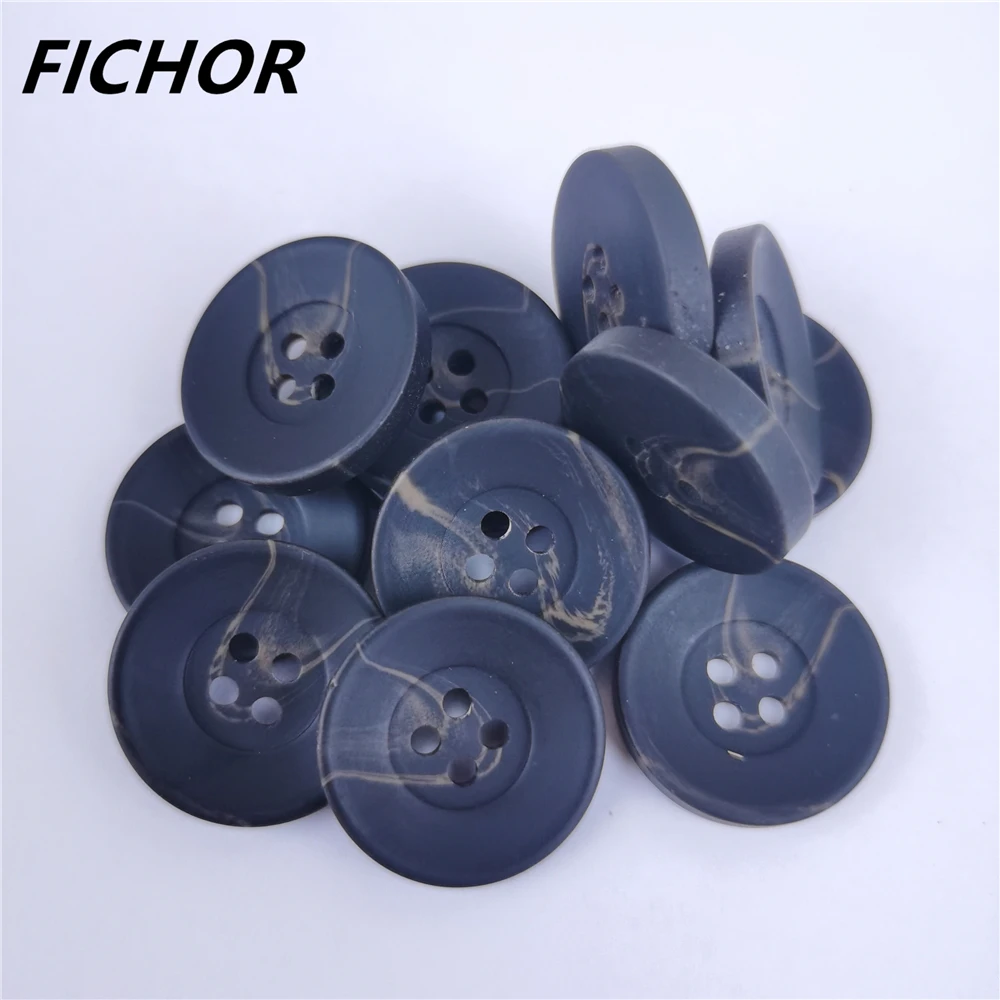 10/20pcs 21.5mm 4 Holes Resin Buttons Sewing Accessories Size Complete for Clothing Decorative Plastic Buttons Handmade DIY