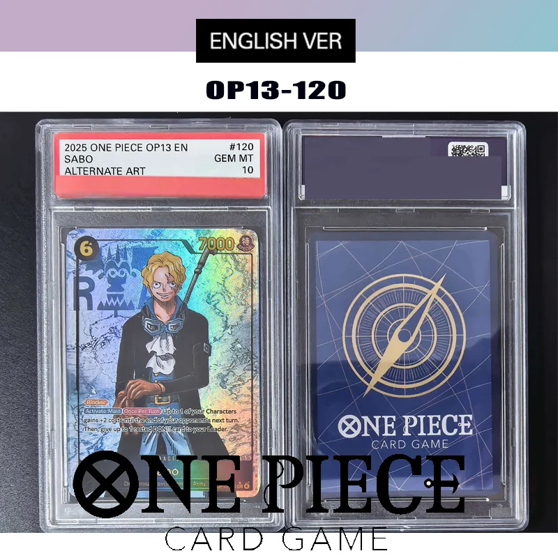 

Diy English Rating Card 2025 One Piece Op13-Carrying On His Will #120 Sabo Alternate Art Collection Card