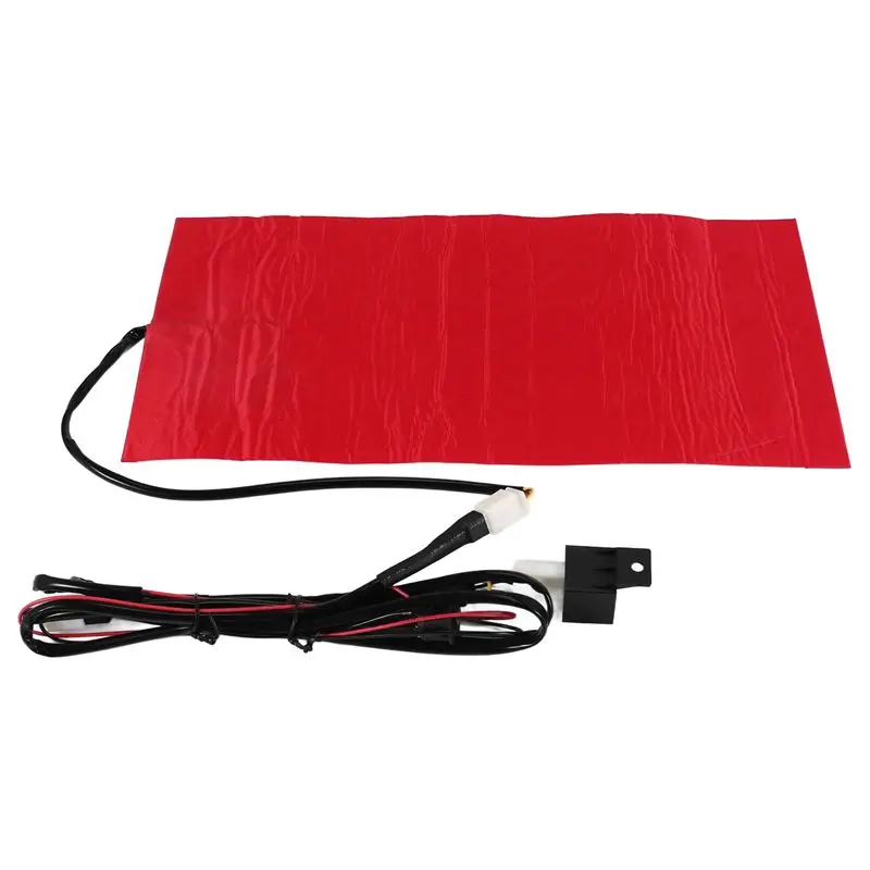 Reliable-25W 12V Universal Motorcycle ATV Seat Heated Cushion Winter Warmer Waterproof Pad Heating Pad Mat