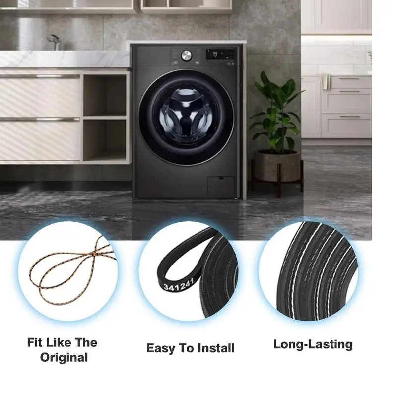 Dryer Belt Replacement Part 92 Inches Dryer Pulley Accessories Dryer Drum Pulley Replacement Part For Automatic Dryers Tumble Dr