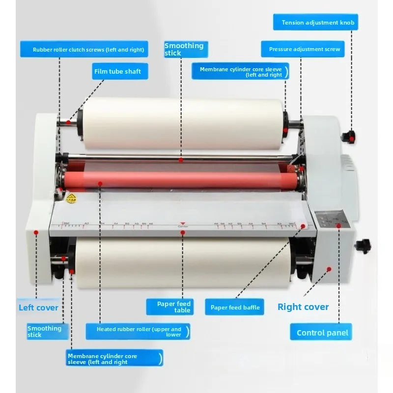 Small laminating machine, sealing machine, electric double-sided laminating machine