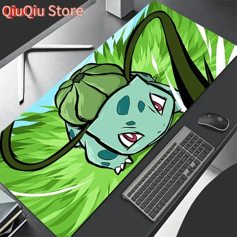 

Leather Mouse Pad Larger 900x450 Speed Mini Computer Keyboard Pads Pokemon Bulbasaur Desk Mat Gaming Accessories Home Mousepad