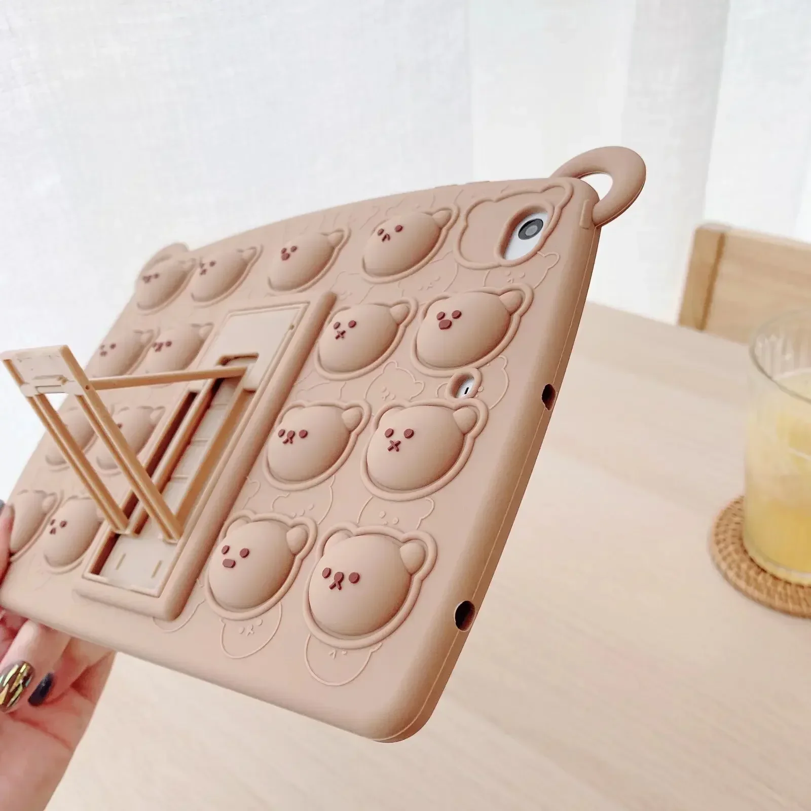Kids Case for Samsung Galaxy Tab A9 Plus 11 SM-X210 A8 10.5 X200  S6 lite 10.4 P610 A7 T500 A8 10.5 X200 Bubble Bear Cover
