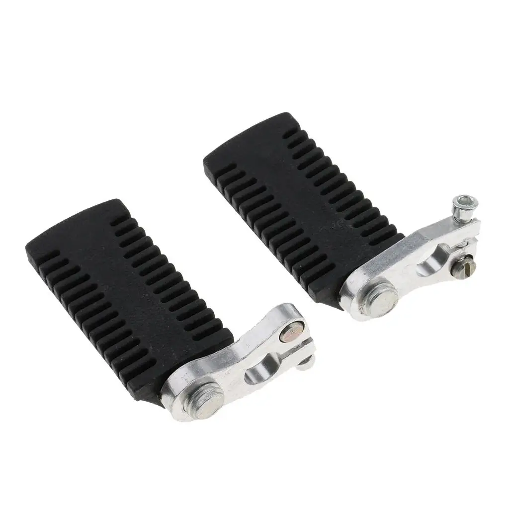 Durable Motorcycle Foot Peg Pedal Pads Anti-slip Platform Footrests Bike Accessory for Mini Pocket Bike 47cc 49cc Rear Support