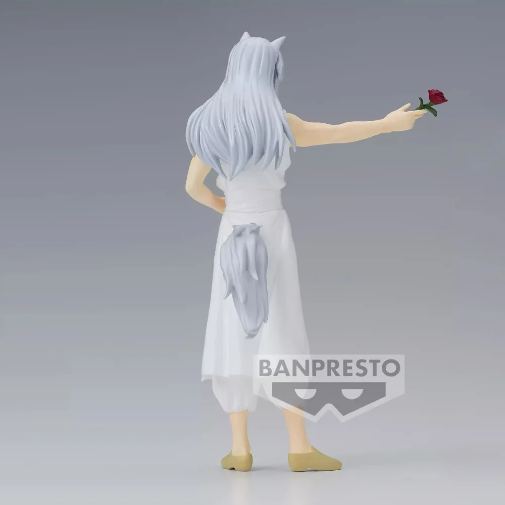 Original genuíno bandai banpresto dxf yuyu hakusho kurama e youko kurama pvc figura modelo anime desktop ornamento brinquedo presente