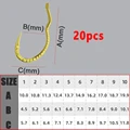 Golden 20Pcs