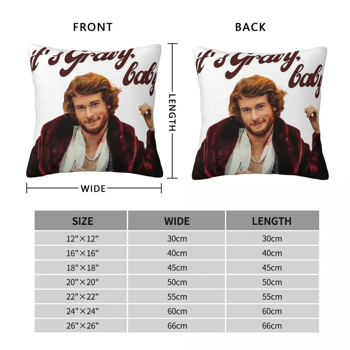 Yung Gravy Baby Square Pillowcase Polyester Linen Velvet Creative Zip Decorative Throw Pillow Case Car Cushion Cover 18
