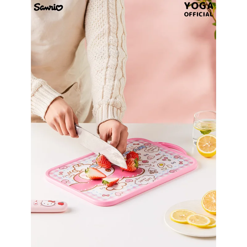 Sanrio New Hello Kitty Cutting Board Double-Sided Anti-Corrosion Antibacterial Waterproof Stain-Resistant Cartoon Cutting Board