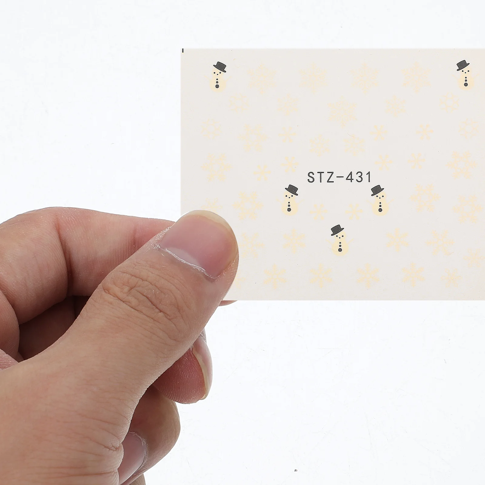 Autocollants pour Nail Art, 5 pièces, décalcomanies de noël, Design léger et Portable, facile à appliquer, qualité de Salon pour les doigts et les orteils