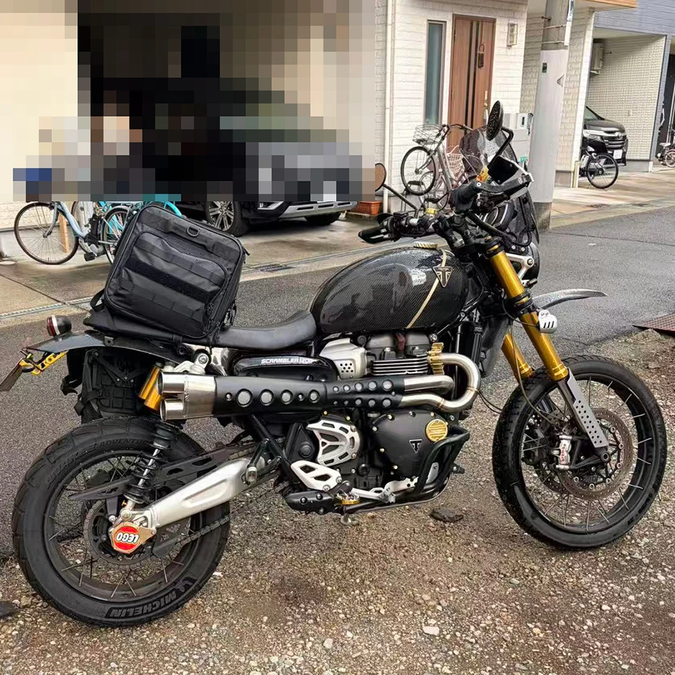 Motorcycle Exhaust Full system For Triumph Scrambler 1200 XE XC 2019-2023 scrambler 1200 exhaust scrambler 1200 muffler pipe